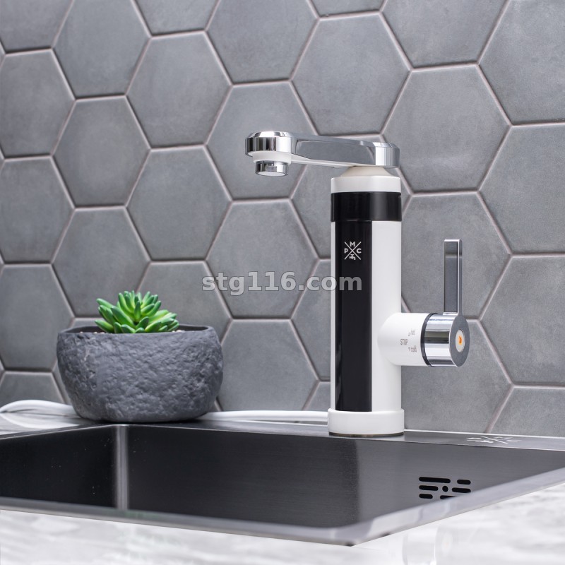 Кран-водонагреватель для кухни РМС-ЭЛ06 проточный Высокопрочный пластик Белый